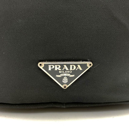 Prada Mini Shoulder Bag Waist 2way Black Nylon Ladies Men Fashion Triangle Logo