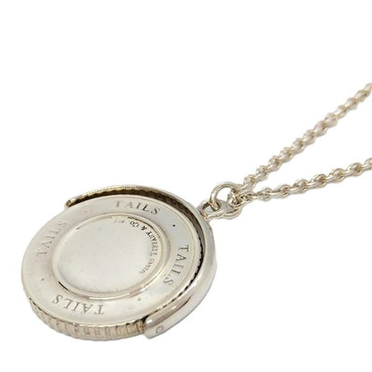 Tiffany & Co Tiffany & Co Heads TAIL Coin Medal Necklace Sv925 166g Silver 2003