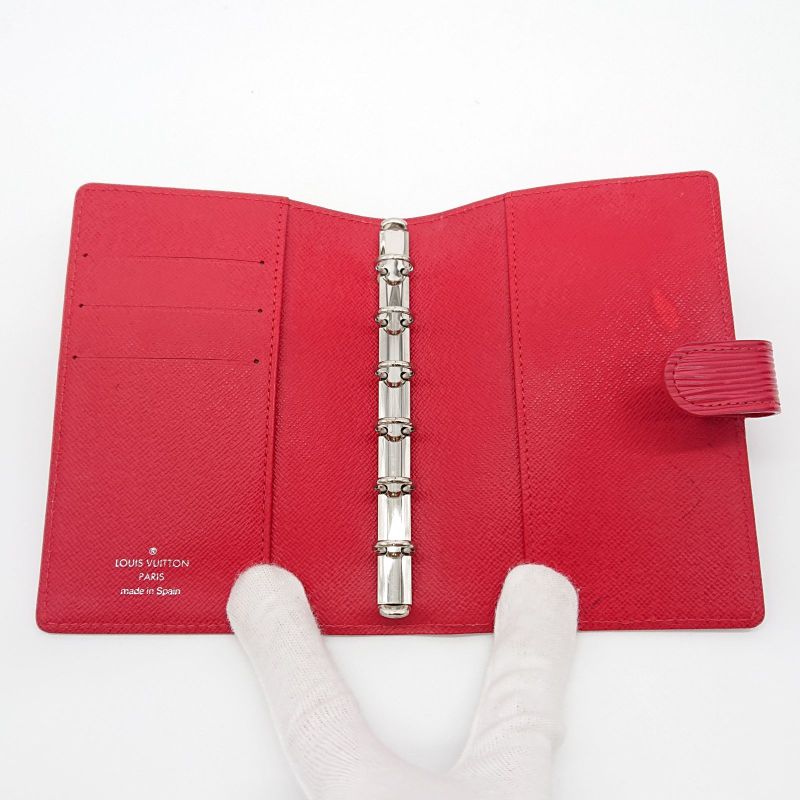 Louis Vuitton Agenda PM Epi Red With Box