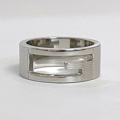 Gucci Ring Branded Regular Silver Polished