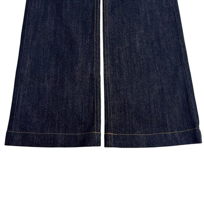 Gucci Denim Pants Navy Blue 338501 Excellent Condition 40 Denim Preowned