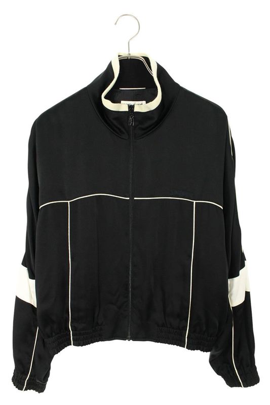 Saint Laurent Paris 753065 Y3g36 Panel Design High Neck Bomber Blouson Men 46