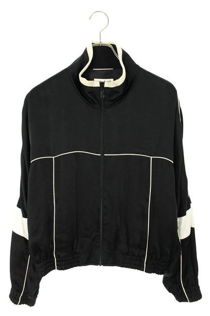 Saint Laurent Paris 753065 Y3g36 Panel Design High Neck Bomber Blouson Men 46