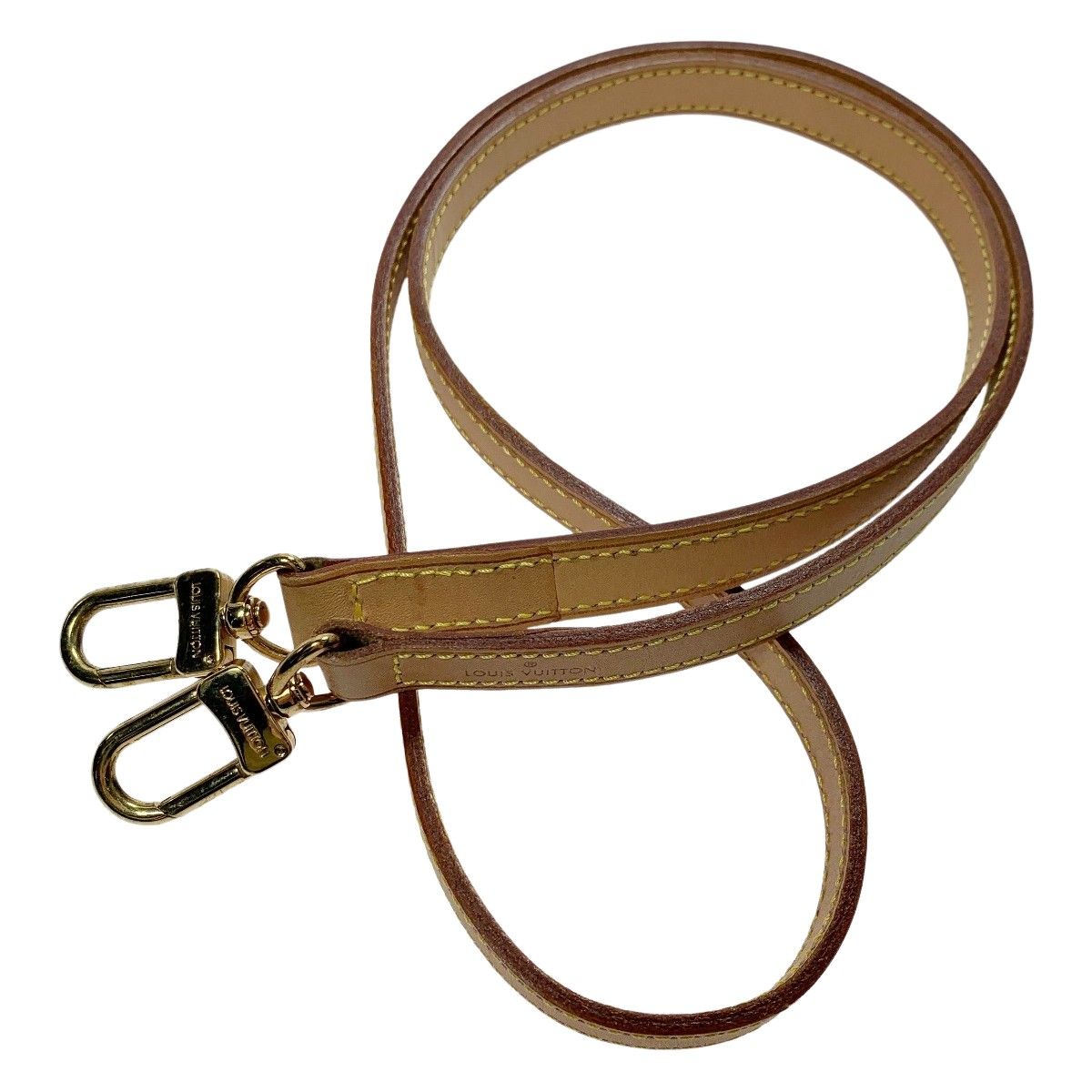 Louis Vuitton Leather Beige 110cm (43.31in) Shoulder Strap Bag Accessories