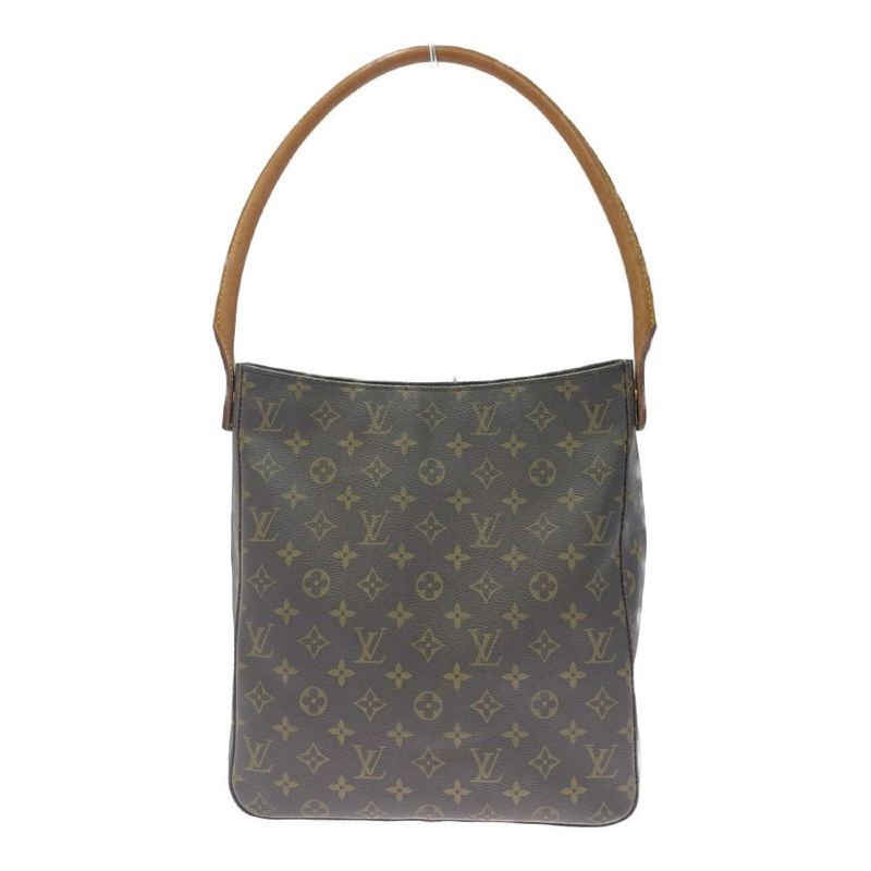 Louis Vuitton M51145 Monogram PVC Looping GM Shoulder Bag Brown 455877 Shoulder