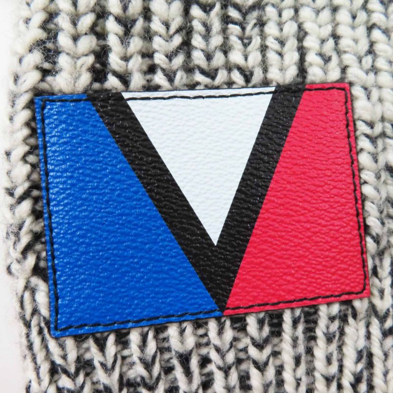 Louis Vuitton 23AW Wool Cotton Leather Belted Patched Long Sleeve Mixed