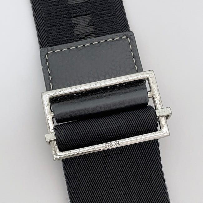 Christian Dior Body Bag Shoulder Bag Black Saddle