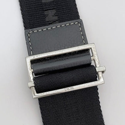 Christian Dior Body Bag Shoulder Bag Black Saddle