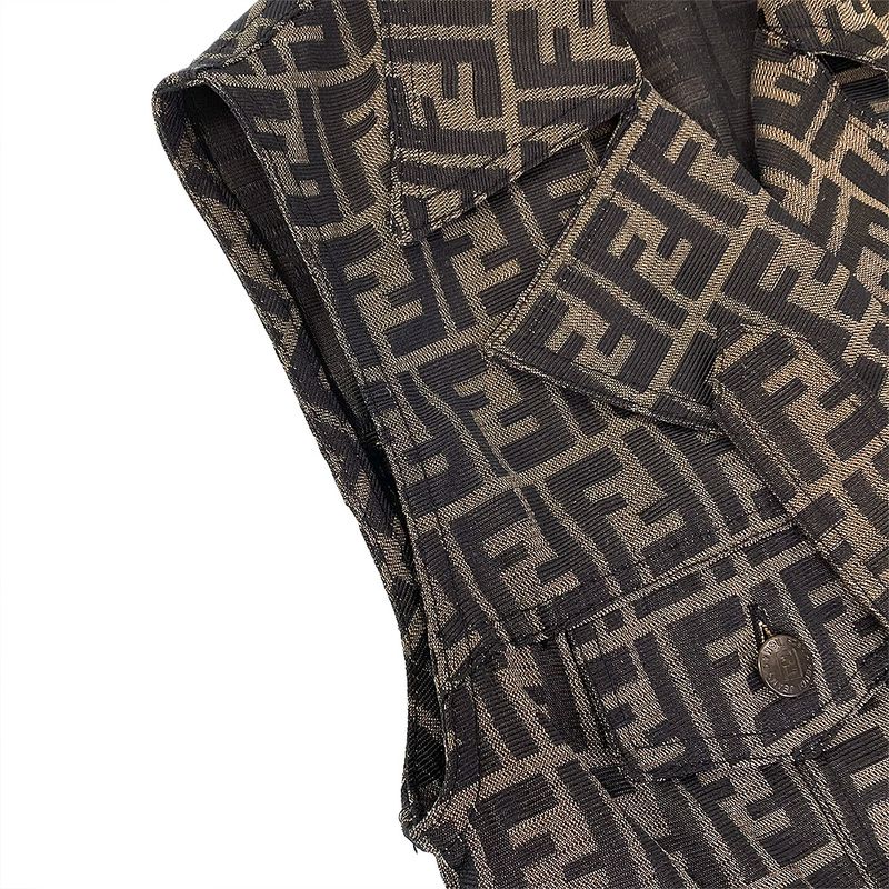 Fendi Zucca Pattern Size 40 Vest