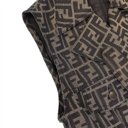 Fendi Zucca Pattern Size 40 Vest