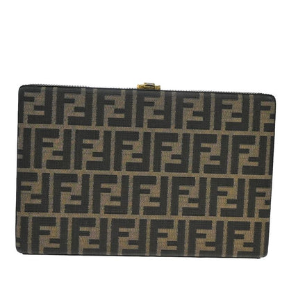 Fendi Handbag Logo Zucca Pattern Clutch Bag 70ka700