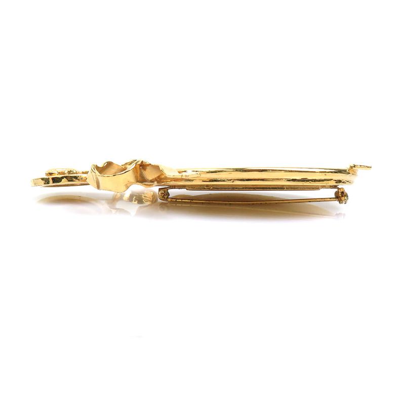 Chanel Brooch Coco Mark Mirror