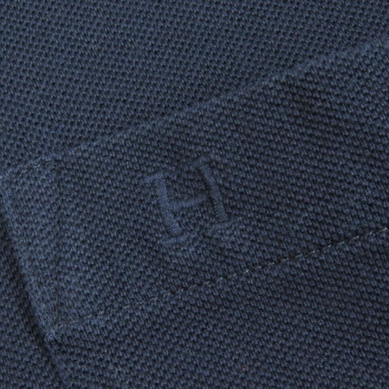 Hermes 2023 100% Cotton Short Sleeve Short Sleeved Polo Shirt Cut