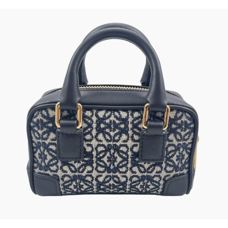 Loewe Amazona Nano 2WAY Mini Bag Handbag Shoulder Bag Navy Loewe