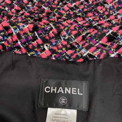 Chanel Skirt Suit Size 36 S Ladies P47135/p47023 Pink X Black X Multi Long