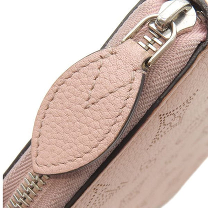 Louis Vuitton Long Wallet Zippy Wallet Monogram Mahina Rose Jasmine Silver