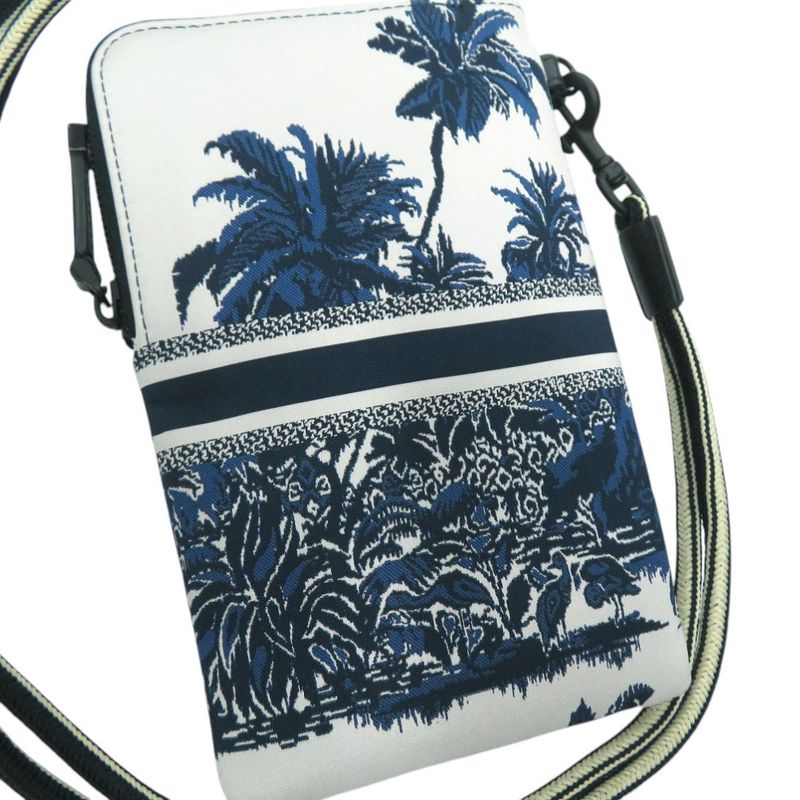 Christian Dior Multifunction Pouch Travel S5494sntj Nylon Technical Fabric Blue