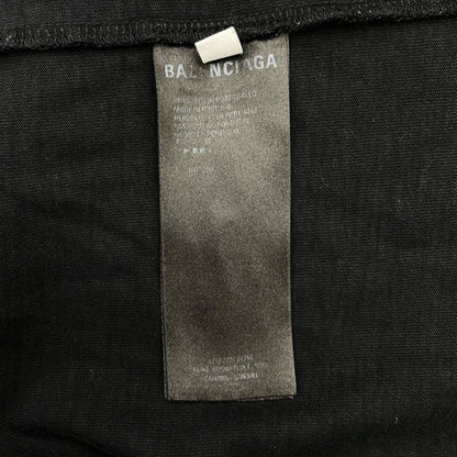 Em0764 Balenciaga Logo Long Over Long Sleeve T-Shirt 681046 5 Size S
