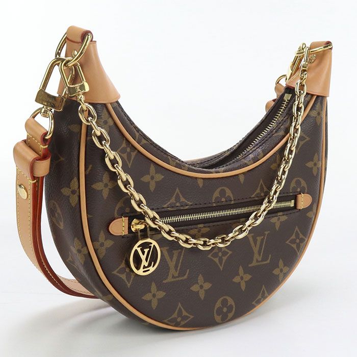 Louis Vuitton Loop Monogram M81098 Shoulder Bag Monogram Canvas Scuff Deuce