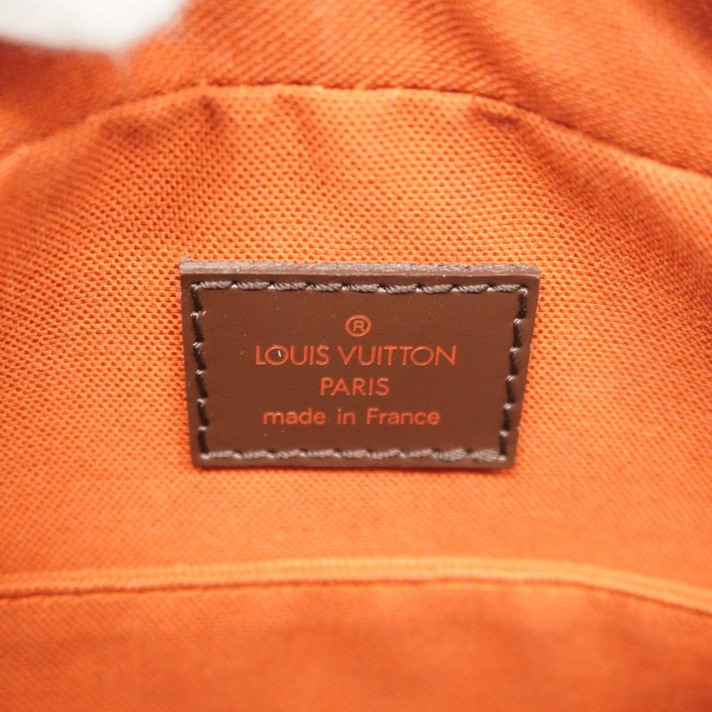 Louis Vuitton Shoulder Bag Damier Olaf PM N41442 Ebene Womens