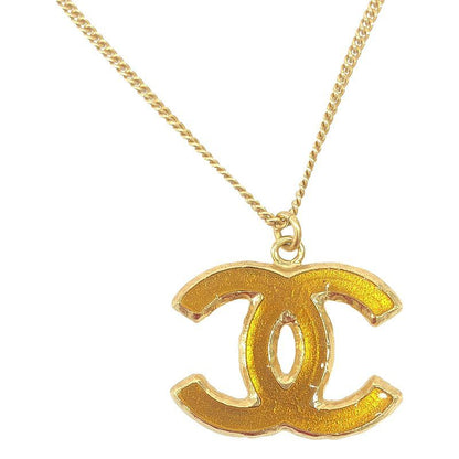 Chanel - Coco Mark Chain Necklace - Gold - Women's