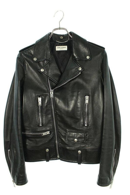 Saint Laurent Paris L01 361841 Y5ha1 Classic Motorcycle Rider Scuff The Jacket