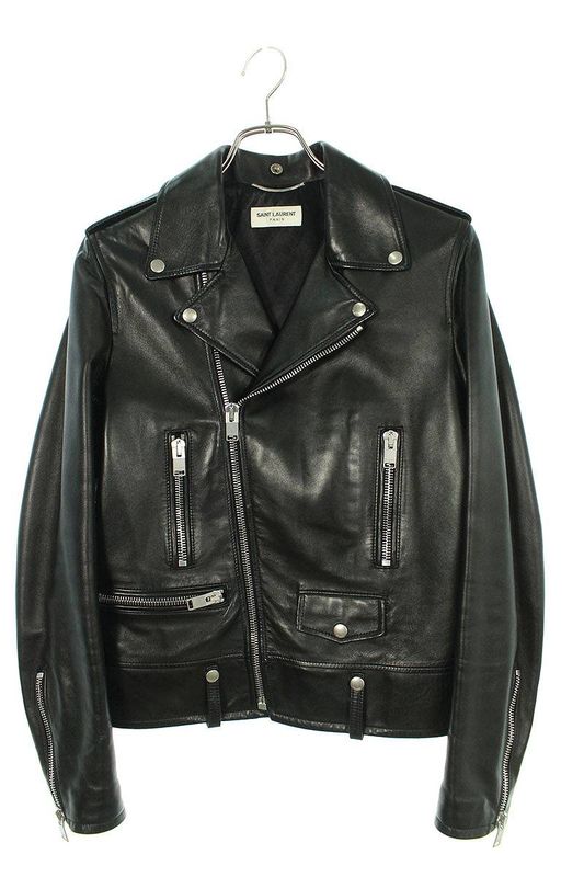 Saint Laurent Paris L01 361841 Y5ha1 Classic Motorcycle Rider Scuff The Jacket