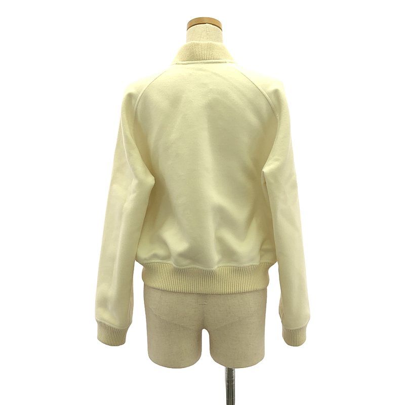 Hermes | 2024aw | Cashmere 100% Cashmere Leather Zip Ribbed Blouson Jacket | 36
