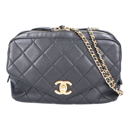 Chanel 27th Top Handle Matelasse 2WAY Handbag Chain