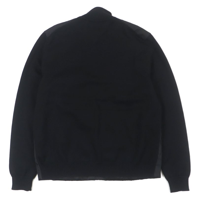 Prada Umc149 100% Virgin Wool Re-nylon Triangle Logo Triangle Plate Knit