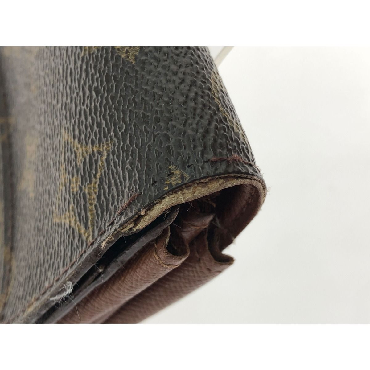 Louis Vuitton Unisex Long Wallet Monogram Pochette Portomone Credit M61725