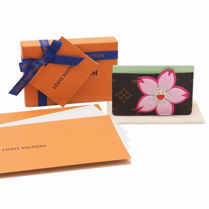 Louis Vuitton LV X Tm Card Case Porte Culte Surple Cherry Blossom