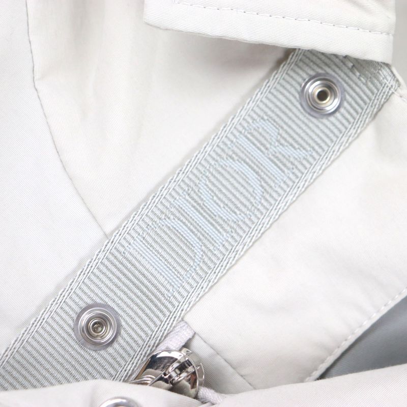 DIOR Homme 23AW 39c308a5834 Back Print Hooded Technical Cotton Double Zip Up