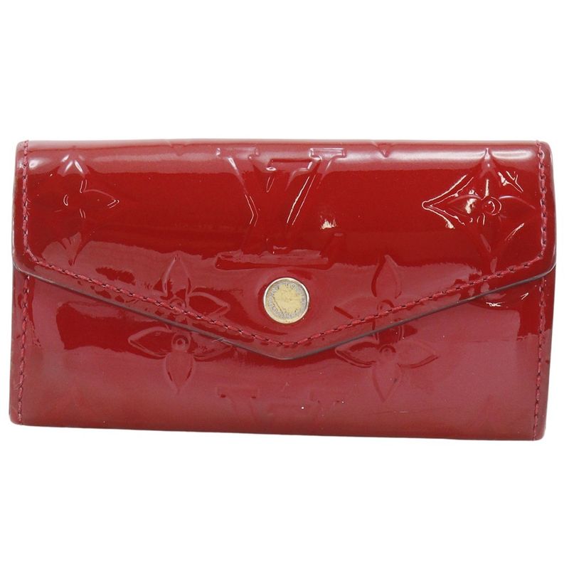 Louis Vuitton Multicles 4 M91976 Monogram Vernis Pomme D'amour Red Ts0137