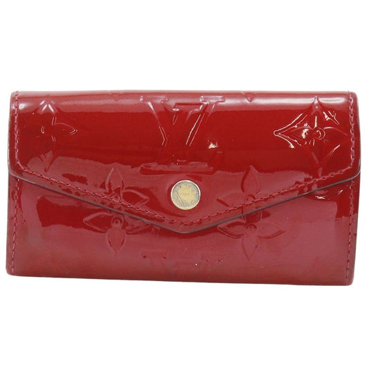 Louis Vuitton Multicles 4 M91976 Monogram Vernis Pomme D'amour Red Ts0137