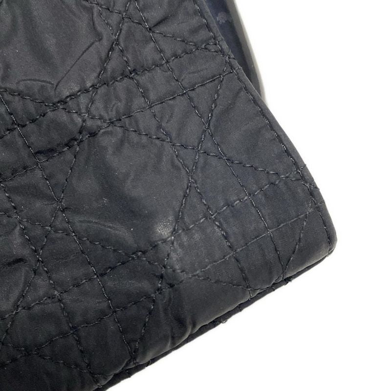 Dior/christian Dior Handbag Canage Stitch Black Leather