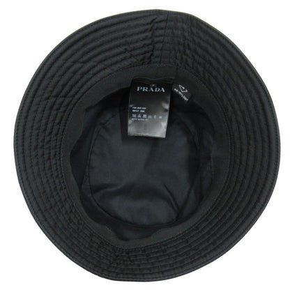 Prada Re-Nylon Bucket Hat Triangle Logo Triangle Logo Plate Nylon 2hc137 Size S