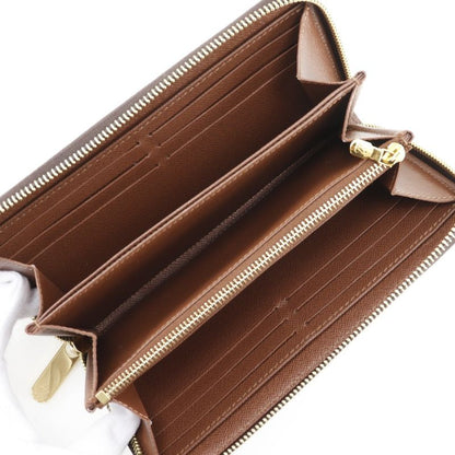 Louis Vuitton Zippy Wallet M42616 Monogram Canvas Brown Unisex Long Wallet
