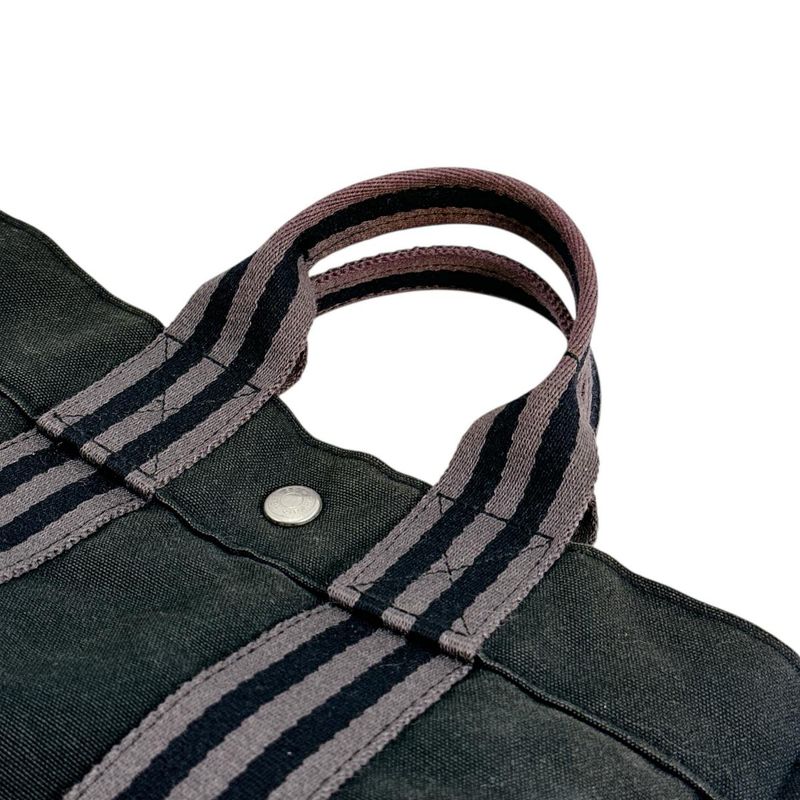 Hermes Canvas Handbag Fourre Tout PM Tote Bag Hermes Black