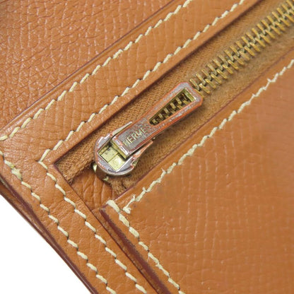 Hermes Bearn Compact Gold Hardware Bifold Wallet With Coin Purse Epson Women
