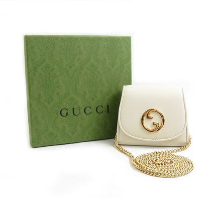 Gucci Chain Wallet In Brondi 725219
