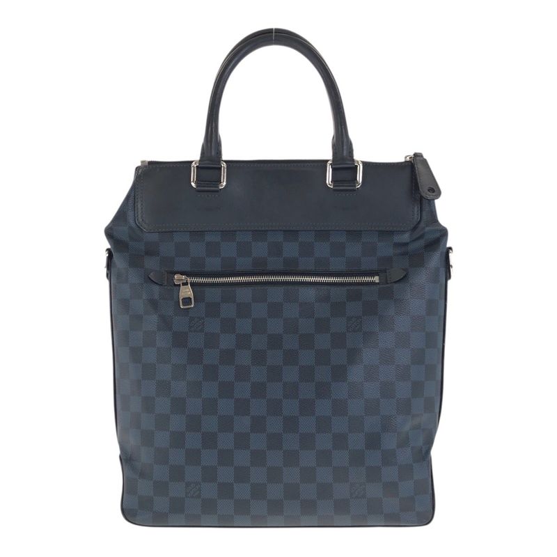 Louis Vuitton Damier Cobalt Tote Greenwich Blue Leather N41351 Business Bag