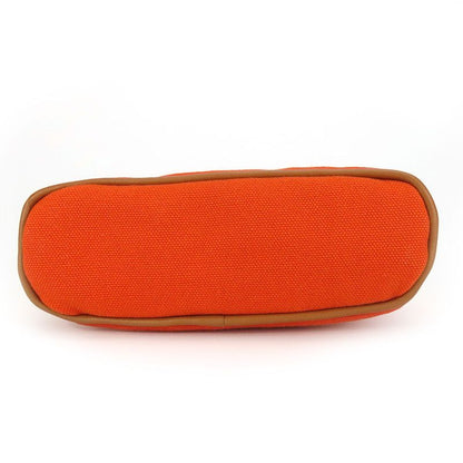 Hermes Pouch Bolide Pouch Mini Cotton Orange Silver Hardware Small Bag Bag-in-ba