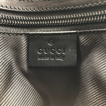 Gucci 27639 Light Shape Shoulder Bag Crossbody Black GG Canvas/leather Men