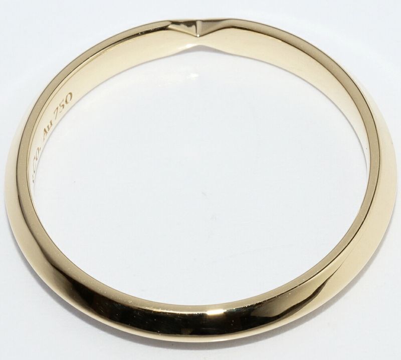 Tiffany & Co Ring 18K Yellow Gold Nesting Narrow Band Ring