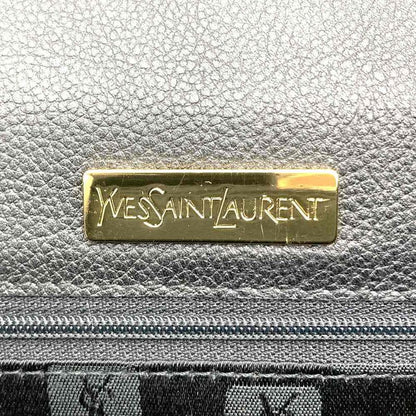 YVES Saint Laurent Yves Saint Laurent 2way Handbag Shoulder Bag Black Leather