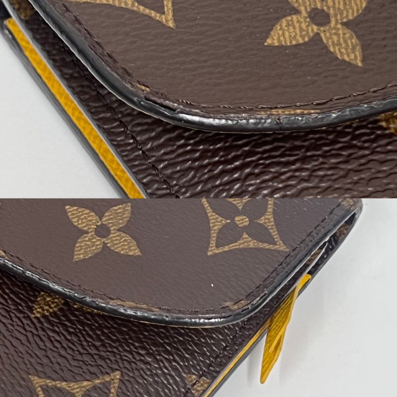 Louis Vuitton Long Wallet Portefeuille Emily Monogram Yellow M60698 61fa064