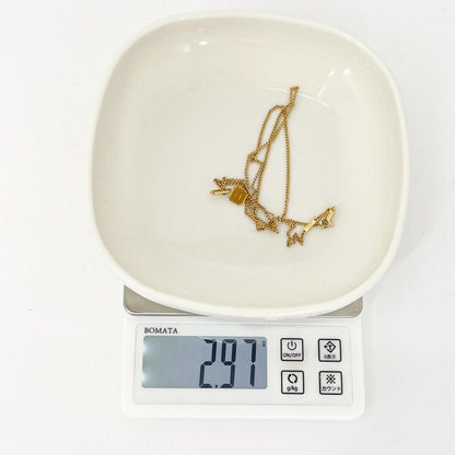 Celine Separable Triomphe Plate Necklace Box 24-1406