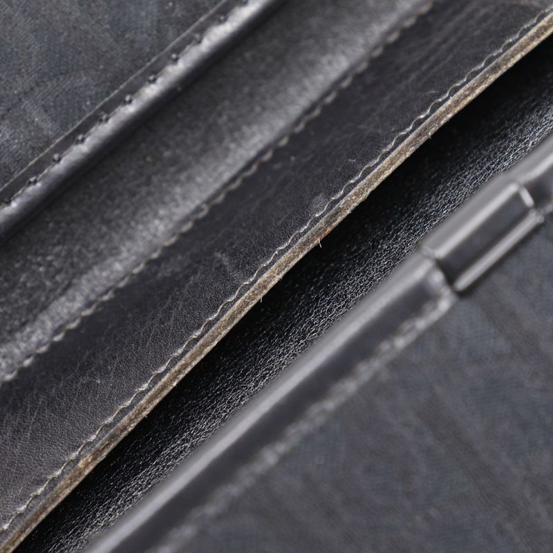 Dior Trotter Vintage Canvas Black Women's Shoulder Bag