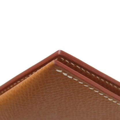 Hermes Bearn Classic Gold Hardware Long Wallet With Coin Purse Courchevel Women